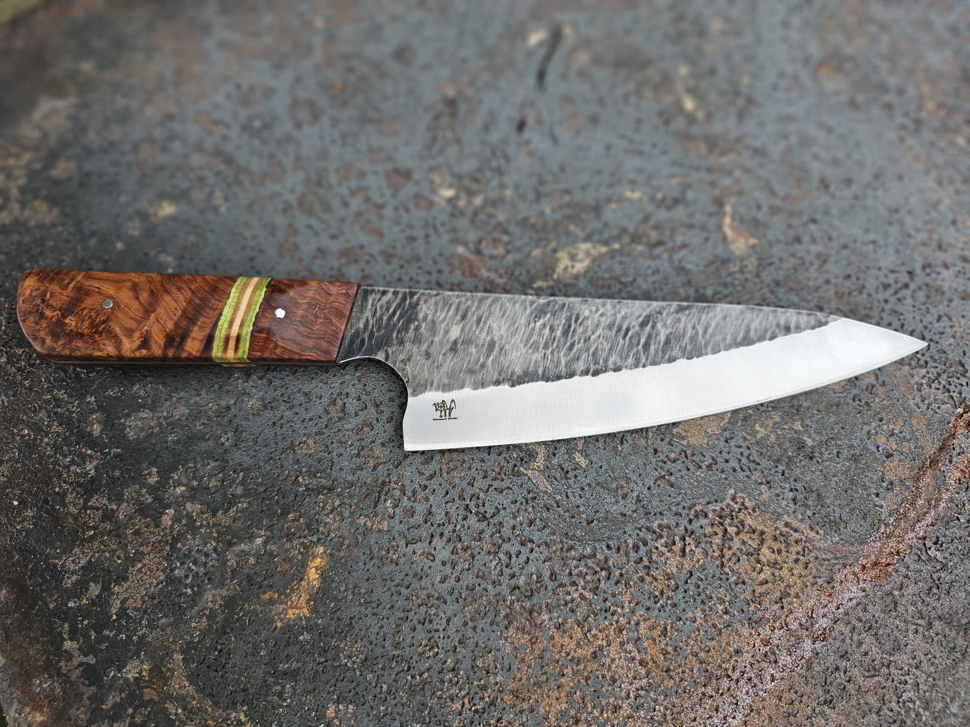 Küchenmesser Gyuto aus Kohlenstoffstahl