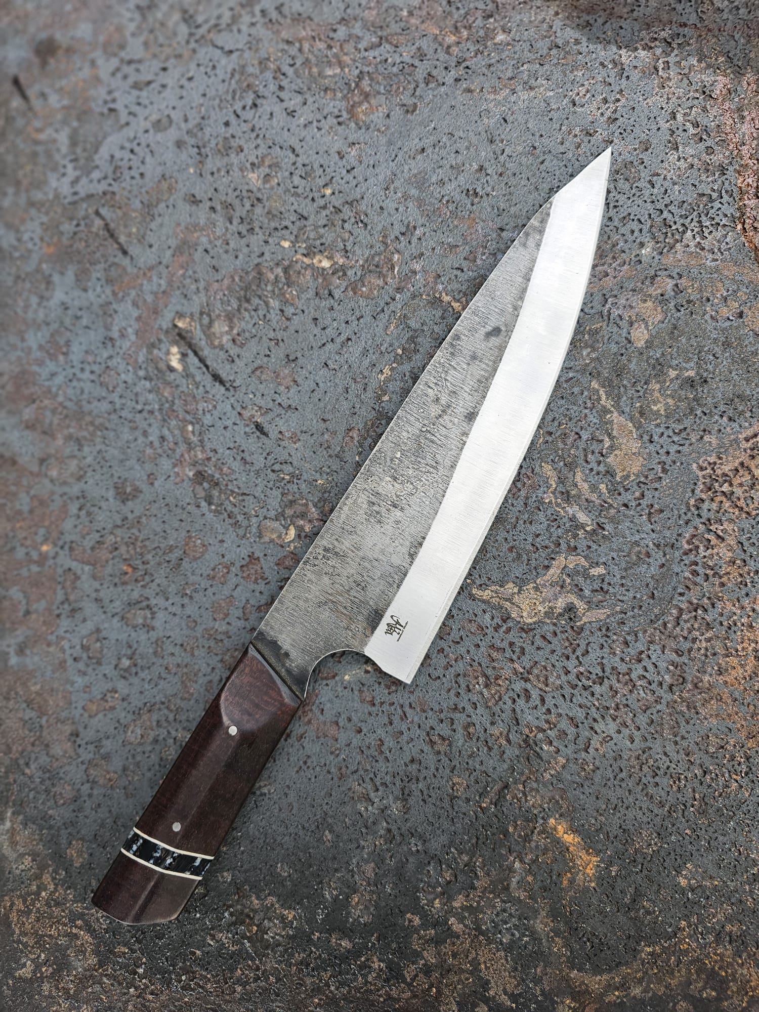 Küchenmesser Gyuto aus Kohlenstoffstahl – Bild 3