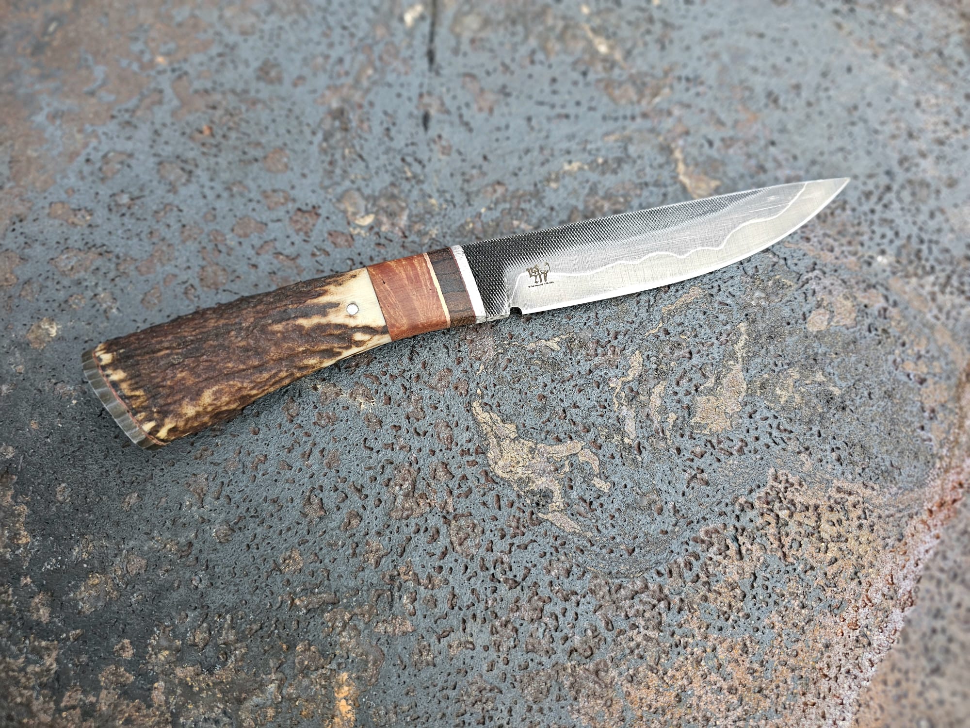 Jagdnicker geschmiedet aus einer Eisenfeile